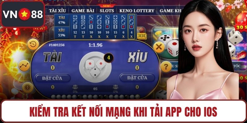 Kiểm tra kết nối mạng khi tải app cho IOS