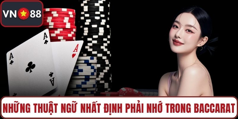 Những thuật ngữ nhất định phải nhớ trong baccarat