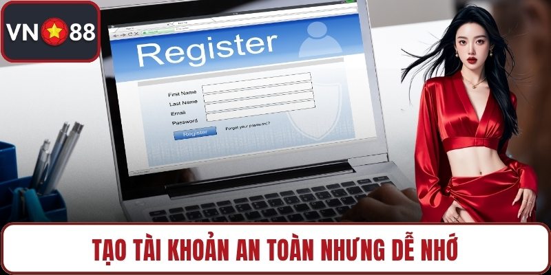 Tạo tài khoản an toàn nhưng dễ nhớ