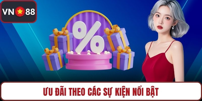 Ưu đãi theo các sự kiện nổi bật